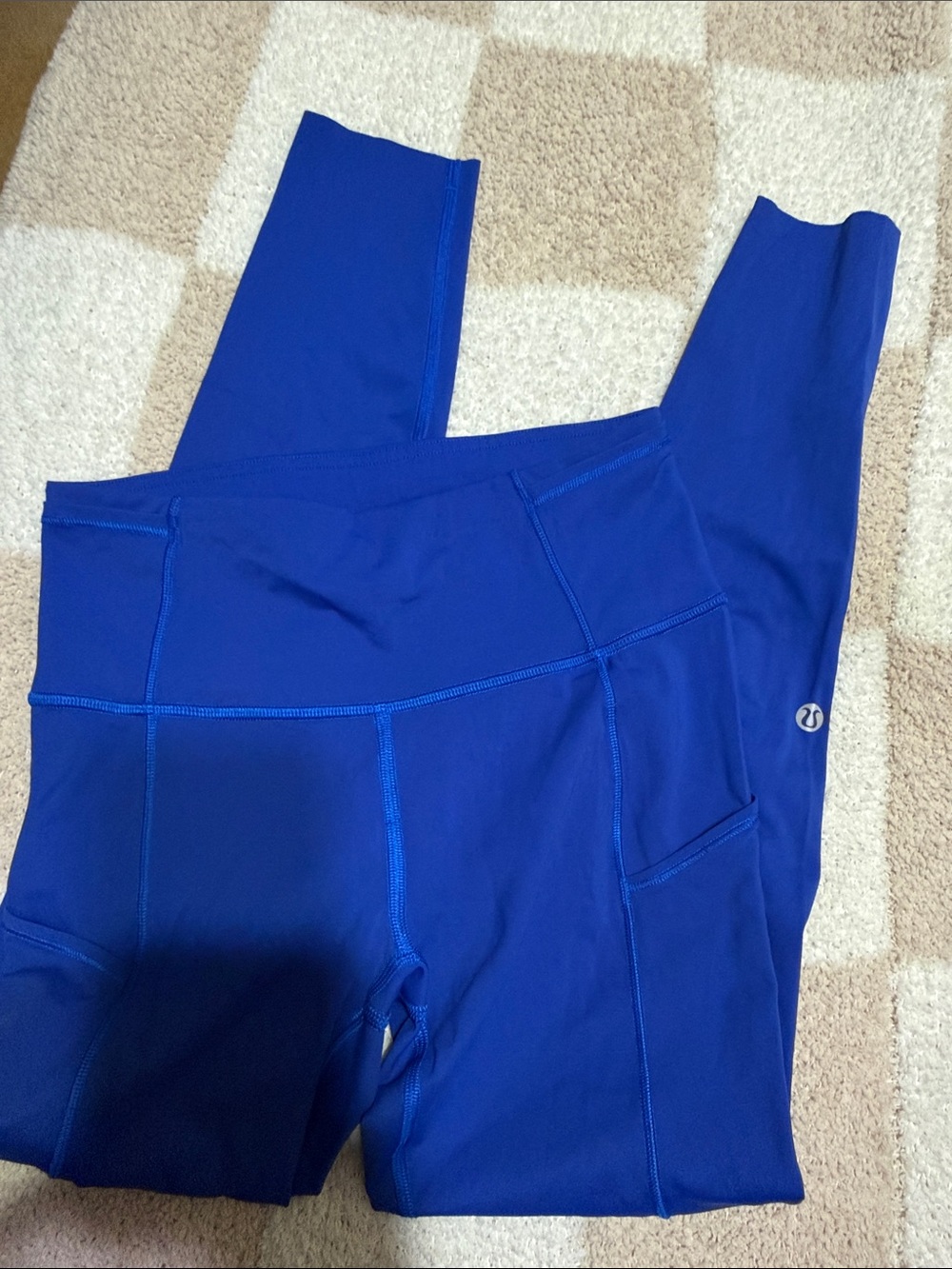 Lululemon Bright Blue Athletic Leggings - Picture 5 of 5